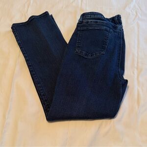 EUC! Talbots Flawless Dark Indigo High-Waist Barely Boot Jeans Size 10p